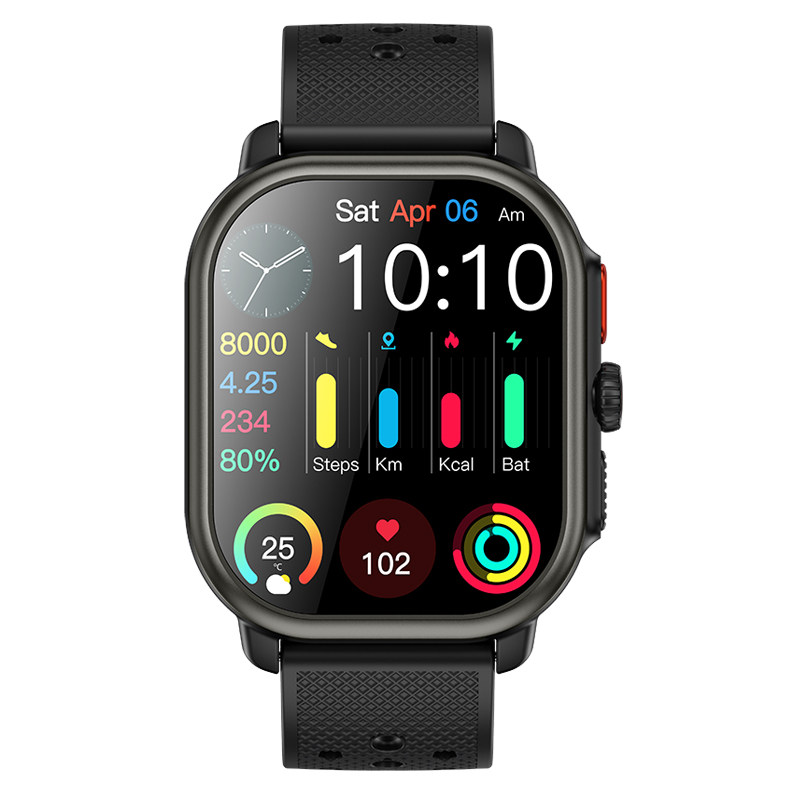 P106 GPS smart watches 2.06 inch large Screen AMOLED
